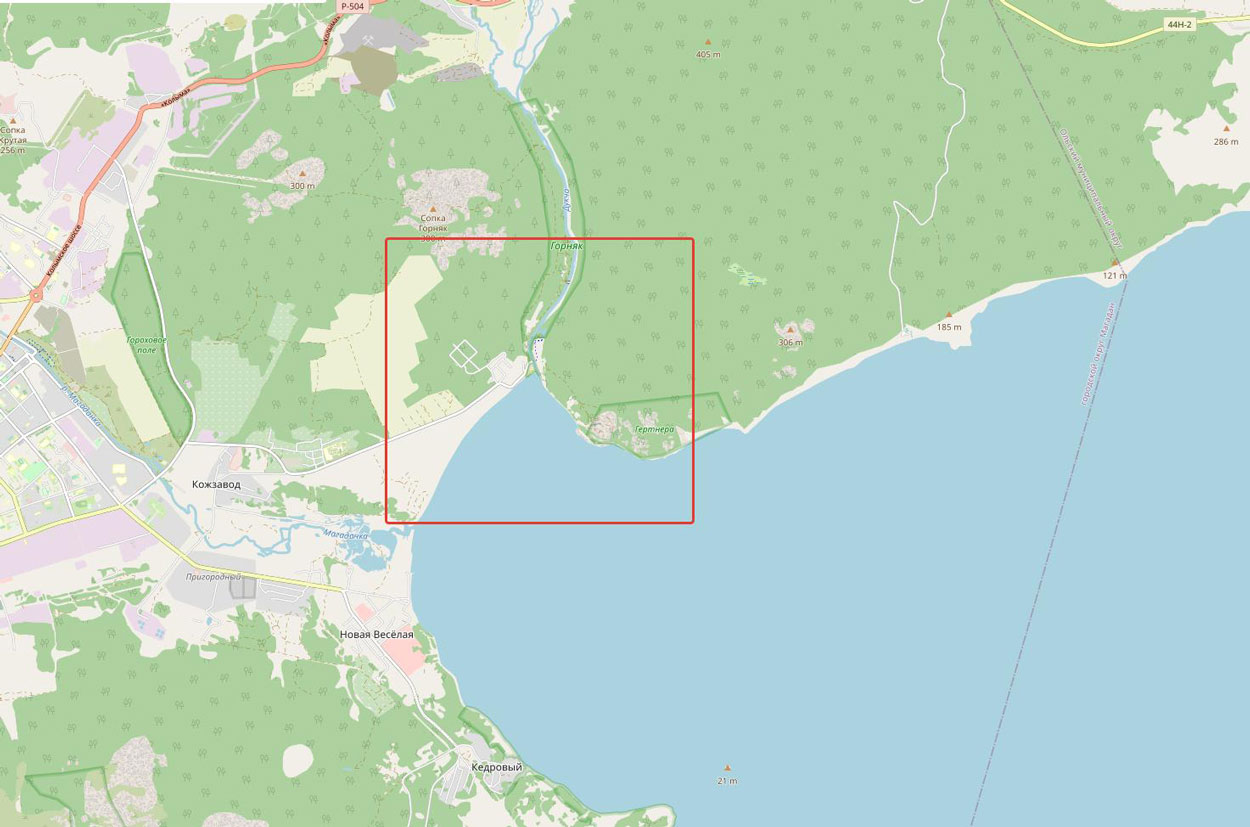 Место для рыбалки на Дукче